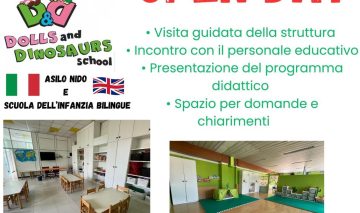 Vi aspettiamo all’ open day della D&D School